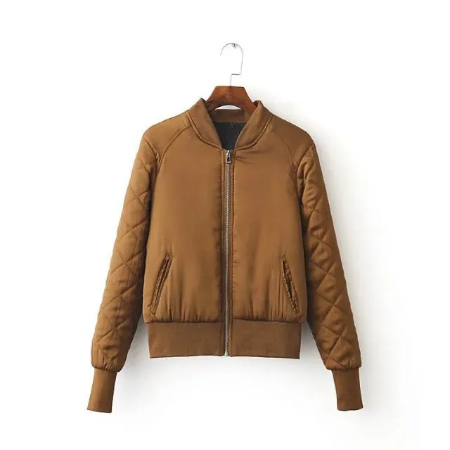 Winter/Spring Coat Spring Winter Women Bomber Jacket Flight Jacket