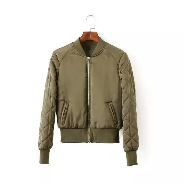 Winter/Spring Coat Spring Winter Women Bomber Jacket Flight Jacket