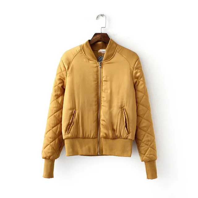 Winter/Spring Coat Spring Winter Women Bomber Jacket Flight Jacket