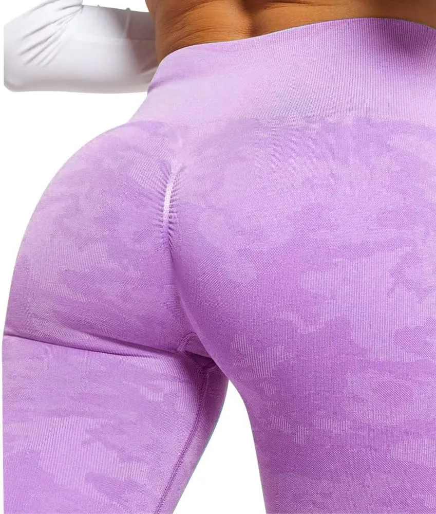 WodoWei Women's Scrunch Butt Lifting Workout Leggings for Women Seamless High Waisted Gym Yoga Pants