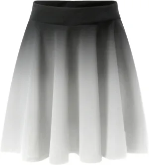 Women's A Line Midi Skirts Ruffles Solid Skirts Vintage Irregular Cute Holiday Elastic Skirt for Women Daily