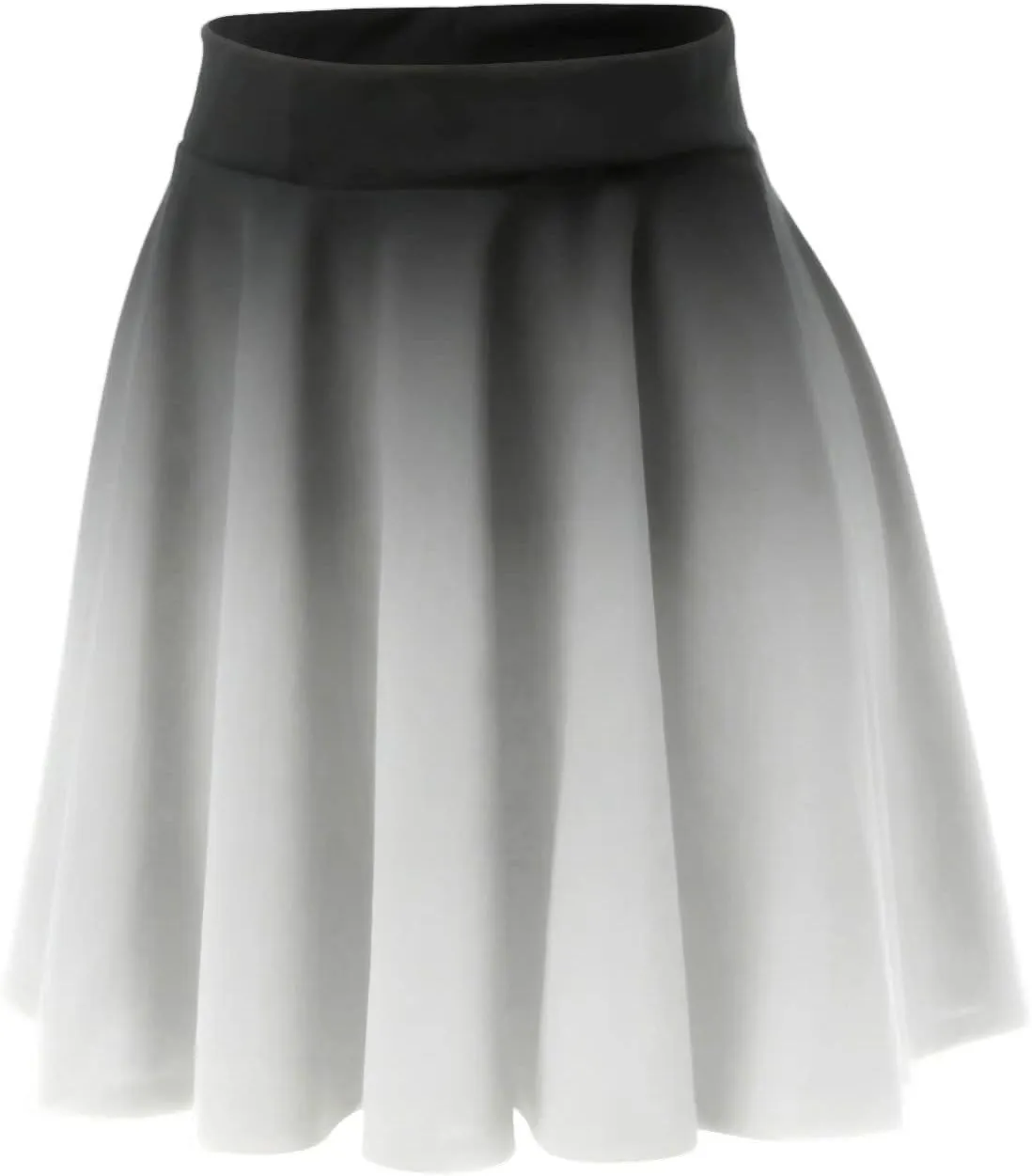 Women's A Line Midi Skirts Ruffles Solid Skirts Vintage Irregular Cute Holiday Elastic Skirt for Women Daily