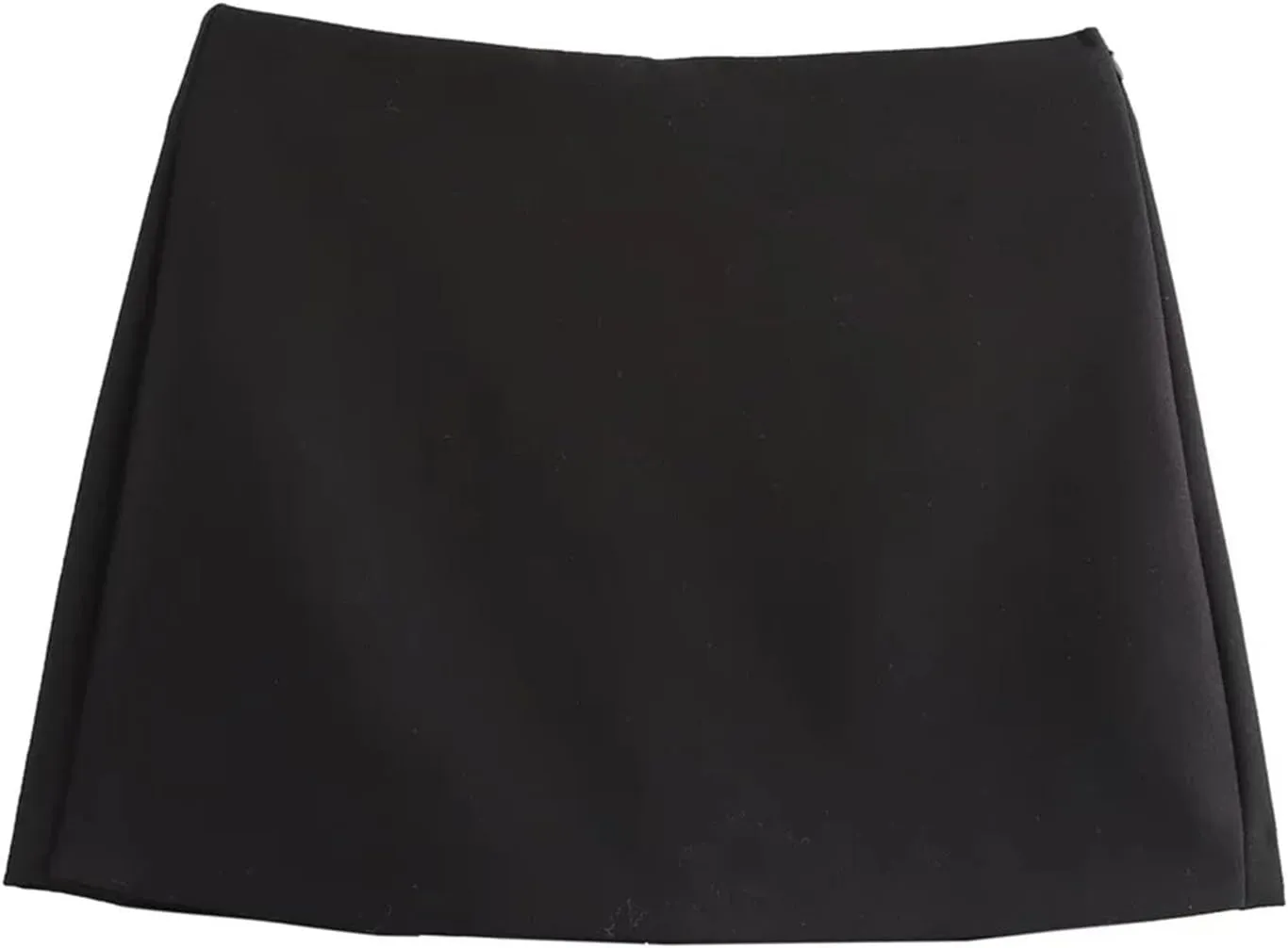 Women's Solid Color Pocket Decoration Slim fit Short Skirt Spring high Waisted Short Skirt Pants